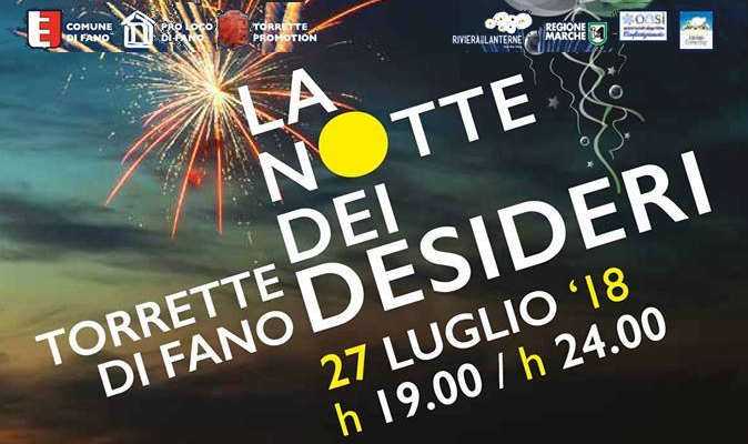 La notte dei desideri a Torrette di Fano